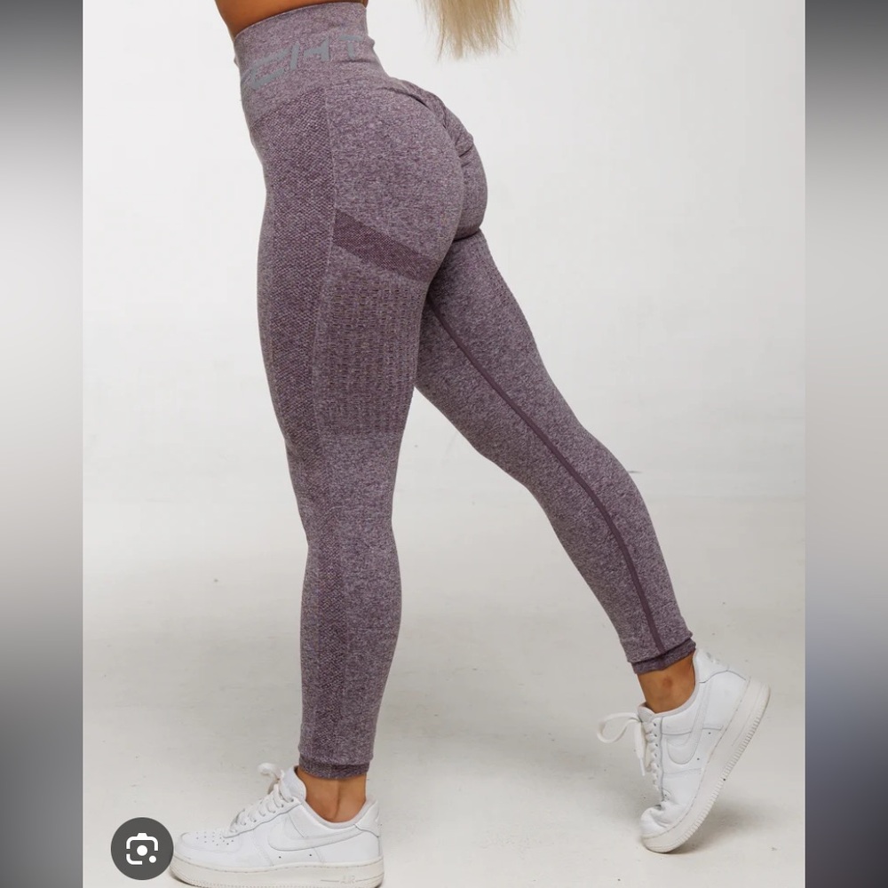 ECHT Mauve Scrunch Seamless Leggings